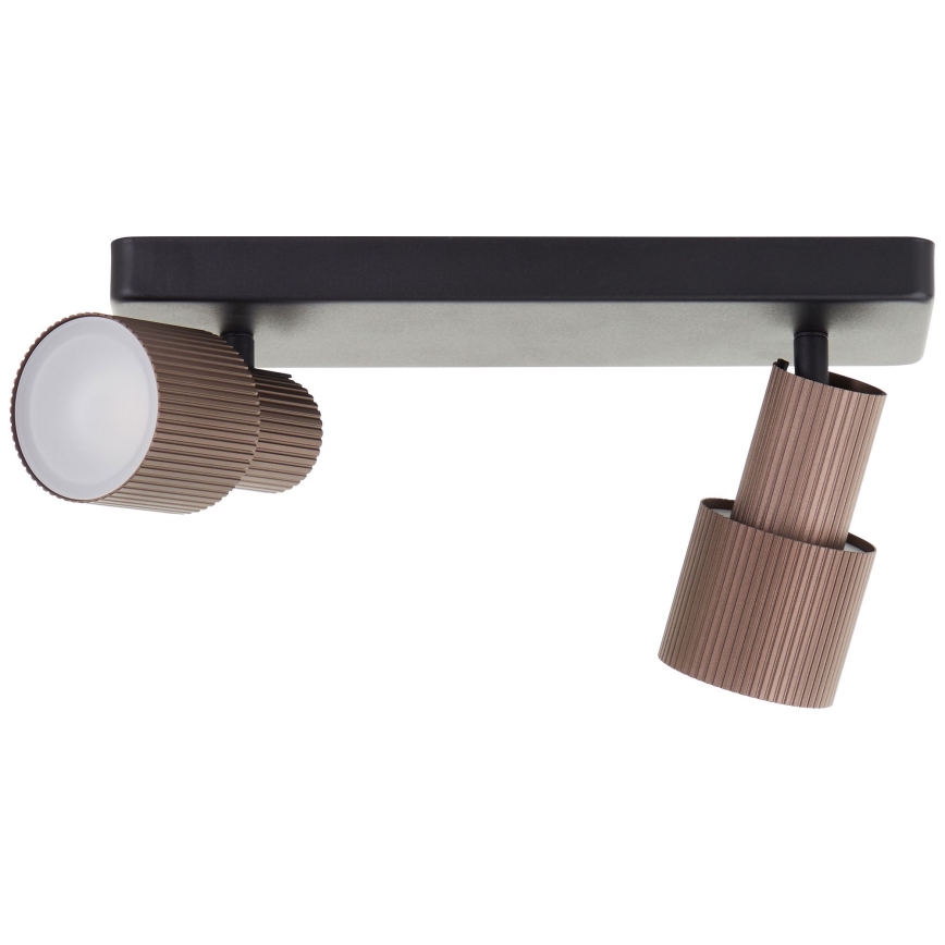 Brilliant - Faretto LED CADIZ 2xGU10/5W/230V bronzo