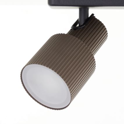Brilliant - Faretto LED CADIZ 2xGU10/5W/230V bronzo