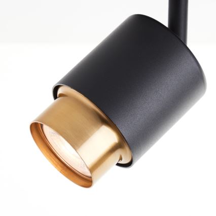 Brilliant - Faretto LED COVELO 2xGU10/5W/230V nero/oro