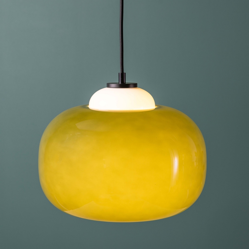 Brilliant - Lampada a sospensione su cavo BLOP 1xE27/60W/230V verde