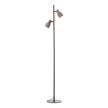 Brilliant - Lampada con piedistallo CADIZ 2xGU10/10W/230V bronzo