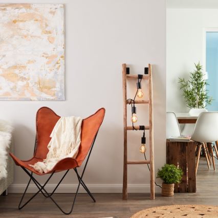 Brilliant - Lampada con piedistallo LADDER 3xE27/42W/230V - FSC certificato