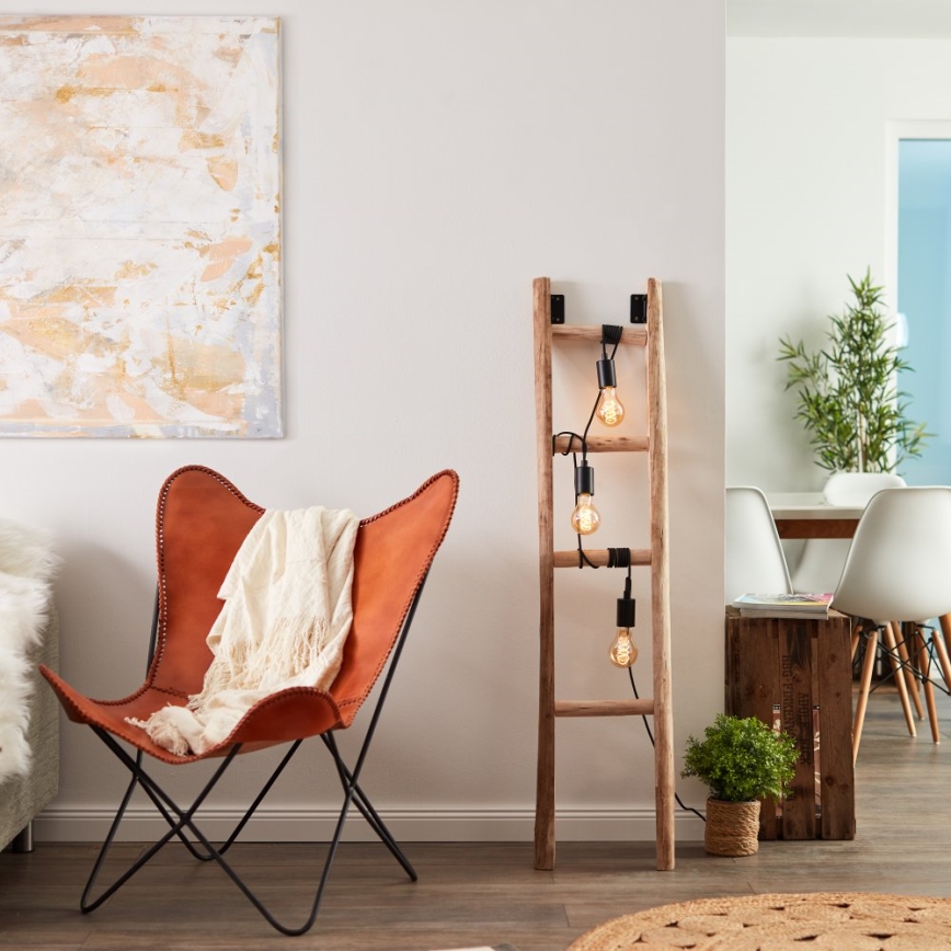 Brilliant - Lampada con piedistallo LADDER 3xE27/42W/230V - FSC certificato