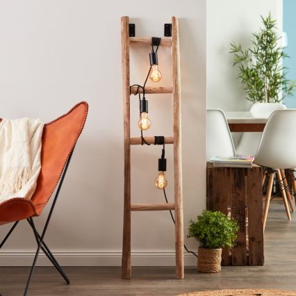 Brilliant - Lampada con piedistallo LADDER 3xE27/42W/230V - FSC certificato