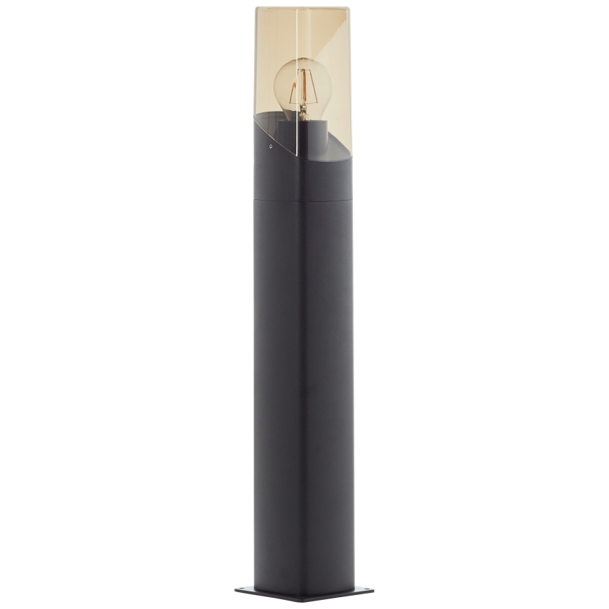 Brilliant - Lampada da esterno MINOU 1xE27/10W/230V 60 cm IP44 nero/fumé