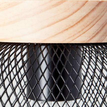 Brilliant - Lampada da parete GIADA 1xE27/40W/230V nera