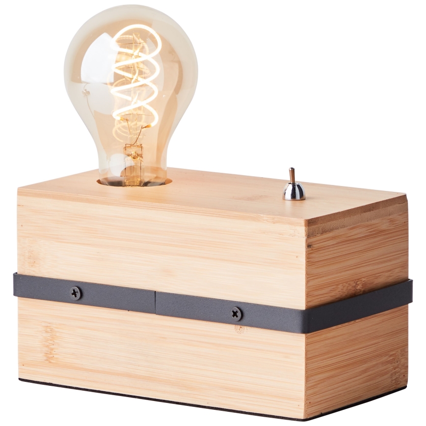 Brilliant - Lampada da tavolo BENNY 1xE27/40W/230V bambù