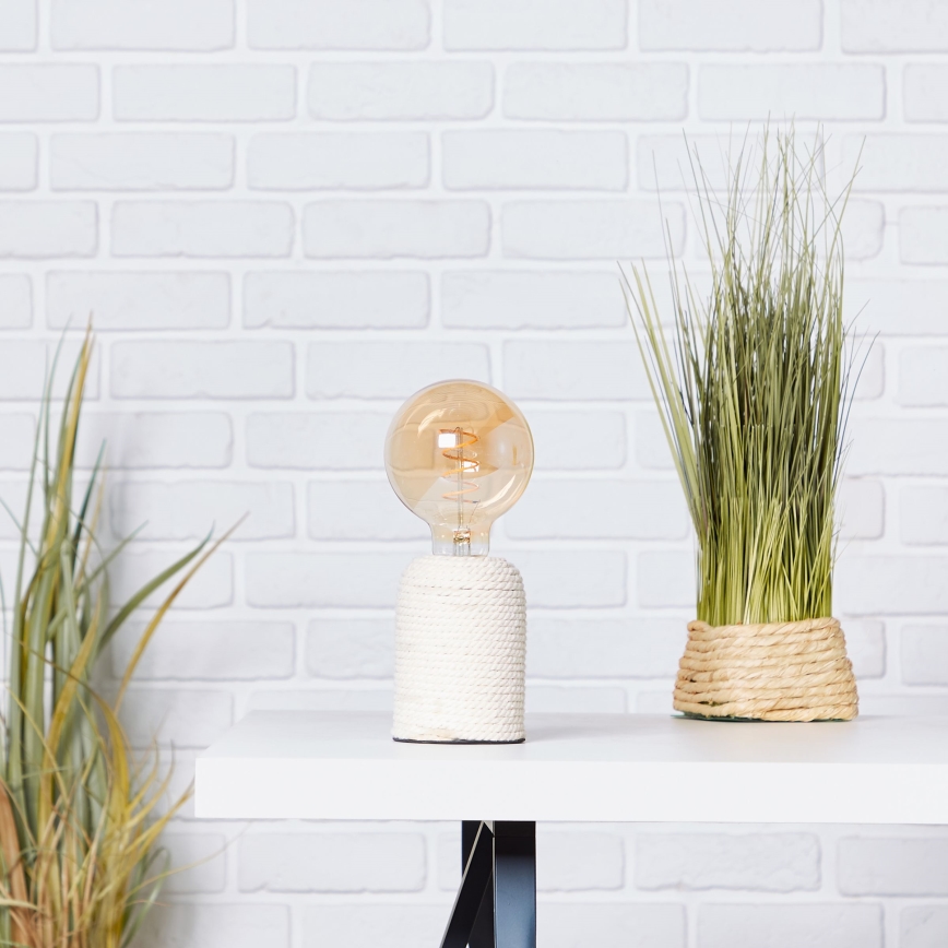 Brilliant - Lampada da tavolo CARDU 1xE27/40W/230V beige