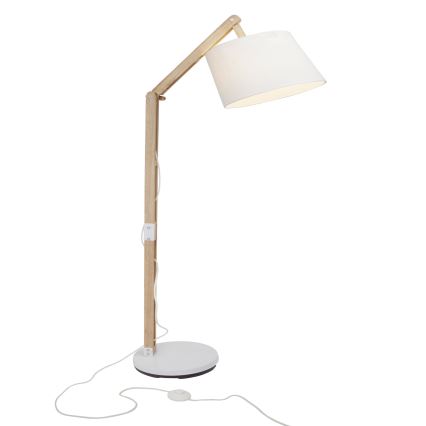 Brilliant - Lampada da tavolo CARLYN 1xE27/60W/230V beige/bianco