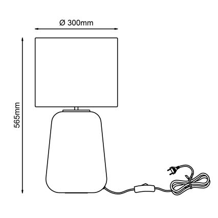 Brilliant - Lampada da tavolo HYDRA 1xE27/60W/230V rosa