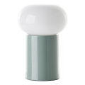 Brilliant - Lampada da tavolo KNUT 1xE27/25W/230V verde/bianco
