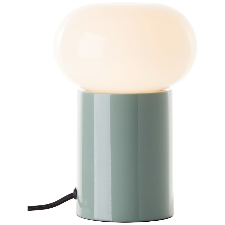 Brilliant - Lampada da tavolo KNUT 1xE27/25W/230V verde/bianco