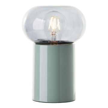 Brilliant - Lampada da tavolo KNUT 1xE27/25W/230V verde/limpido