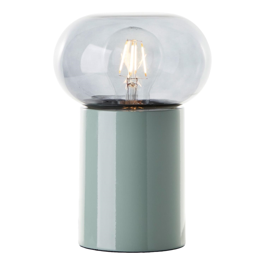 Brilliant - Lampada da tavolo KNUT 1xE27/25W/230V verde/limpido