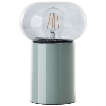 Brilliant - Lampada da tavolo KNUT 1xE27/25W/230V verde/limpido