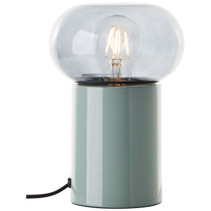 Brilliant - Lampada da tavolo KNUT 1xE27/25W/230V verde/limpido
