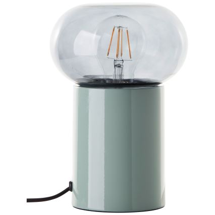 Brilliant - Lampada da tavolo KNUT 1xE27/25W/230V verde/limpido