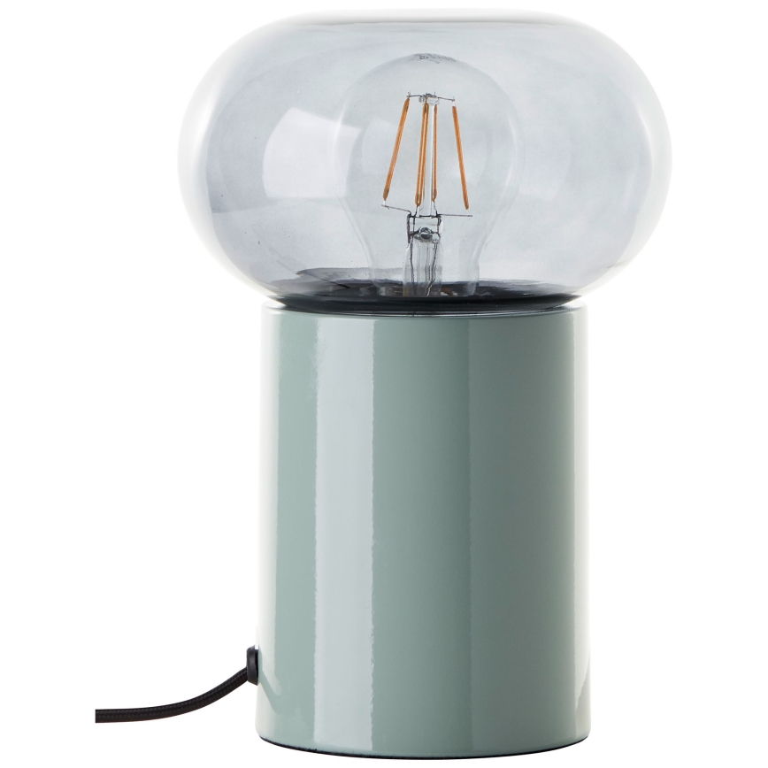 Brilliant - Lampada da tavolo KNUT 1xE27/25W/230V verde/limpido