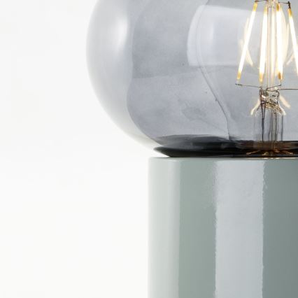 Brilliant - Lampada da tavolo KNUT 1xE27/25W/230V verde/limpido