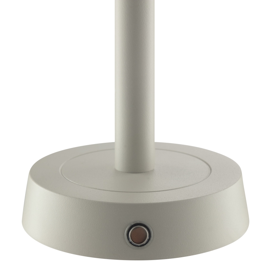 Brilliant - Lampada da tavolo da esterno ricaricabile a LED dimmerabile a sfioramento RAZOR LED/2,5W/5V 2700K 2600 mAh IP44 grigio