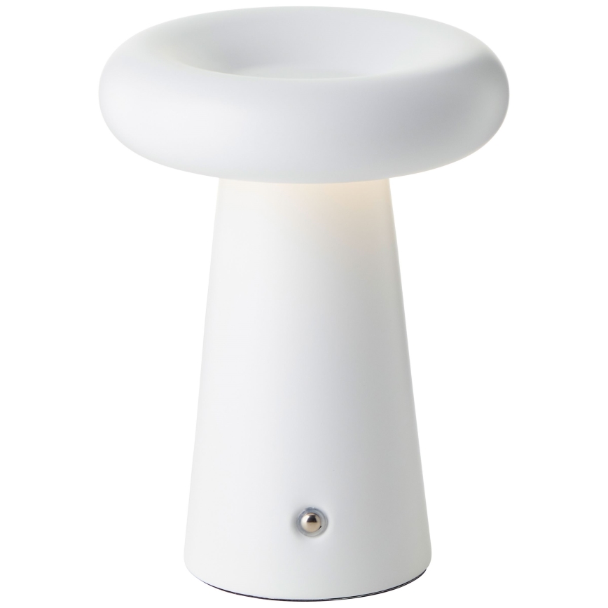 Brilliant - LED Dimmerabile touch per esterni lampada da tavolo MUFFIN LED/3W/5V USB IP44 bianco