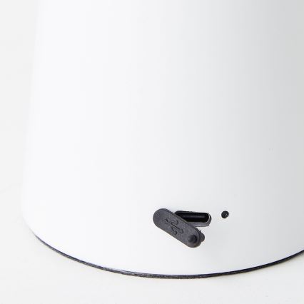 Brilliant - LED Dimmerabile touch per esterni lampada da tavolo MUFFIN LED/3W/5V USB IP44 bianco