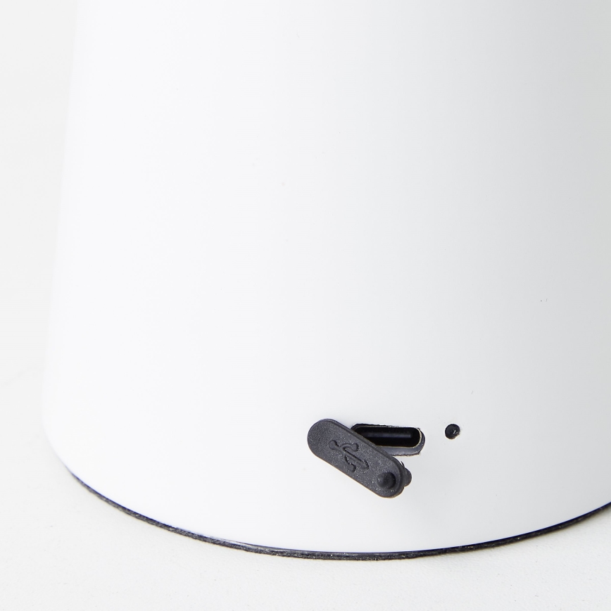 Brilliant - LED Dimmerabile touch per esterni lampada da tavolo MUFFIN LED/3W/5V USB IP44 bianco