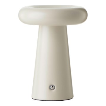 Brilliant - Lampada da tavolo LED dimmerabile con funzione Touch MUFFIN LED/3W/5V USB IP44 color crema