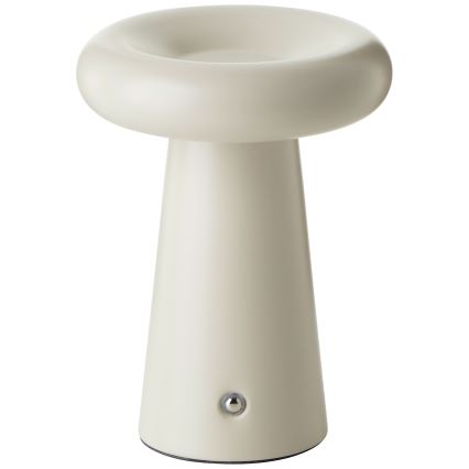 Brilliant - Lampada da tavolo LED dimmerabile con funzione Touch MUFFIN LED/3W/5V USB 2600 mAh IP44 krém