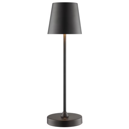 Brilliant - Lampada da tavolo da esterno a LED dimmerabile ricaricabile a controllo touch ELORA LED/2,5W/5V 2700K 2600 mAh IP44 nera