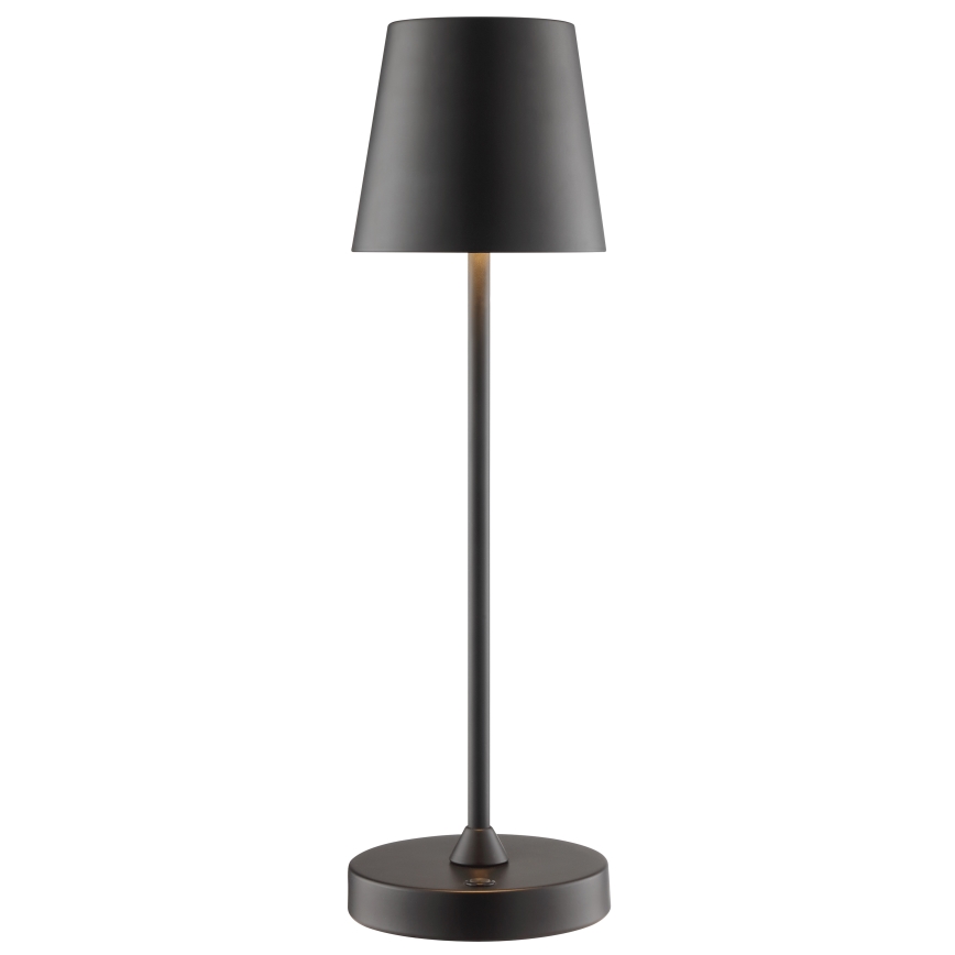 Brilliant - Lampada da tavolo da esterno a LED dimmerabile ricaricabile a controllo touch ELORA LED/2,5W/5V 2700K 2600 mAh IP44 nera