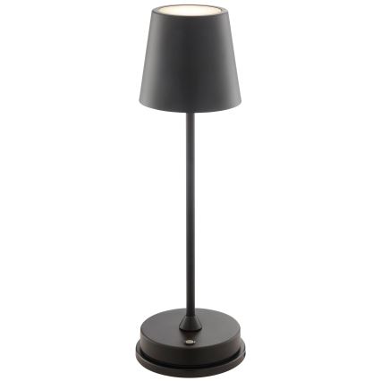 Brilliant - Lampada da tavolo da esterno a LED dimmerabile ricaricabile a controllo touch ELORA LED/2,5W/5V 2700K 2600 mAh IP44 nera