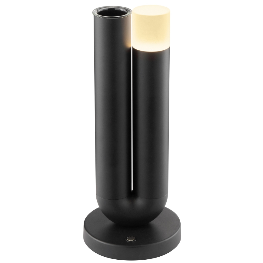 Brilliant - Lampada da tavolo per esterni a LED dimmerabile, ricaricabile e a sfioramento SAYU LED/2,5W/5V 2700K 2600 mAh IP44 nero