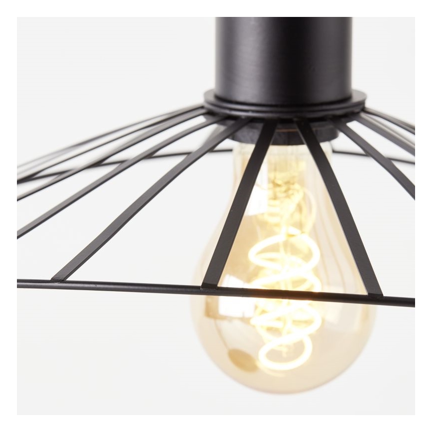 Brilliant - Lampada da tavolo LEIKA 1xE27/52W/230V nero