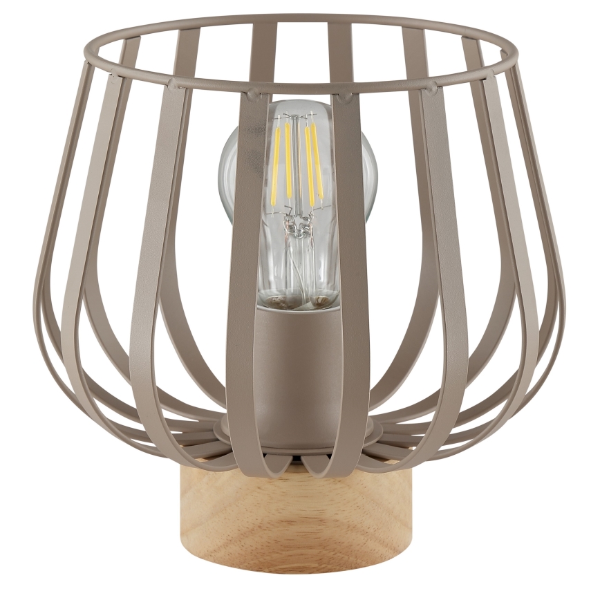 Brilliant - Lampada da tavolo NORDIC CAGE 1xE27/20W/230V beige