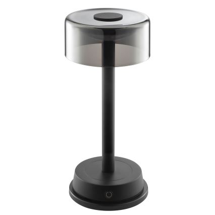 Brilliant - LED dimmerabile ricaricabile a sfioramento lampada da tavolo per esterni RAZOR LED/2,5W/5V 2700K 2600 mAh IP44 nero