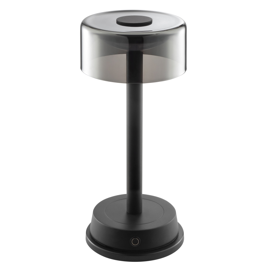 Brilliant - LED dimmerabile ricaricabile a sfioramento lampada da tavolo per esterni RAZOR LED/2,5W/5V 2700K 2600 mAh IP44 nero