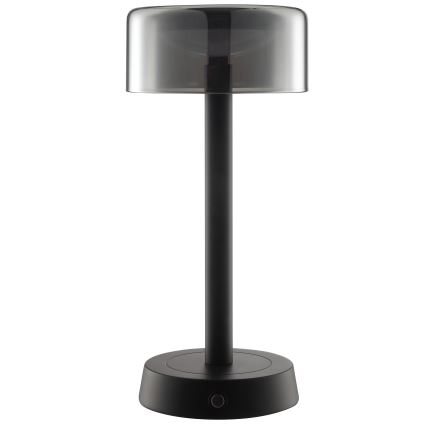 Brilliant - LED dimmerabile ricaricabile a sfioramento lampada da tavolo per esterni RAZOR LED/2,5W/5V 2700K 2600 mAh IP44 nero