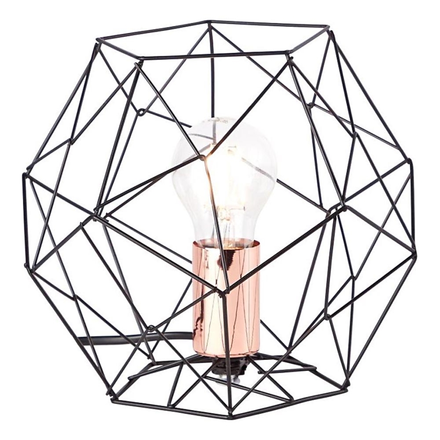 Brilliant - Lampada da tavolo SYNERGY 1xE27/60W/230V nero/rame