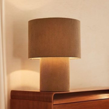 Brilliant - Lampada da tavolo TONY 1xE27/20W/230V marrone