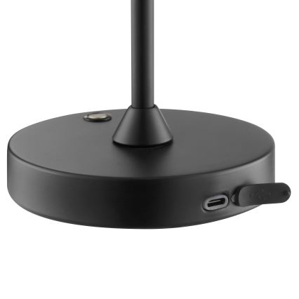 Brilliant - Lampada da tavolo da esterno LED ricaricabile dimmerabile a sfioramento ELORA LED/2,5W/5V 2700K 2600 mAh IP44 nera