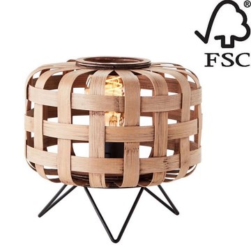 Brilliant - Lampada da tavolo WOODLINE 1xE27/40W/230V bambù - FSC certificato