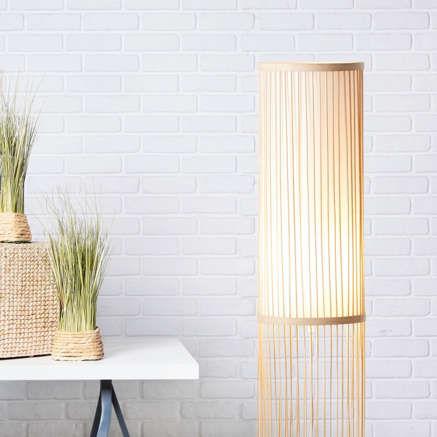 Brilliant - Lampada da terra NORI 1xE27/40W/230V bambù