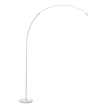 Brilliant - Lampada da terra touch dimmerabile a LED BOW LED/14W/230V 3000/4000/6500K cromo opaco