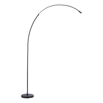 Brilliant - Lampada da terra touch dimmerabile a LED BOW LED/14W/230V 3000/4000/6500K nero