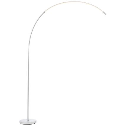 Brilliant - Lampada da terra touch dimmerabile a LED BOW LED/14W/230V 3000/4000/6500K cromo opaco