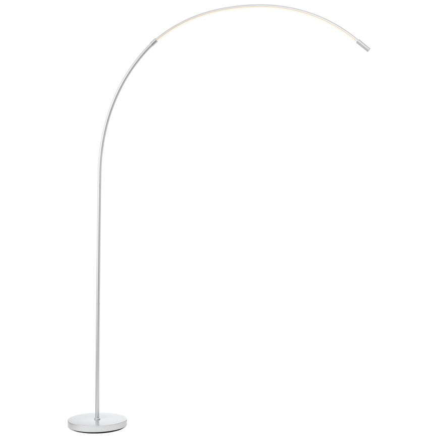 Brilliant - Lampada da terra touch dimmerabile a LED BOW LED/14W/230V 3000/4000/6500K cromo opaco