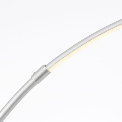 Brilliant - Lampada da terra touch dimmerabile a LED BOW LED/14W/230V 3000/4000/6500K cromo opaco