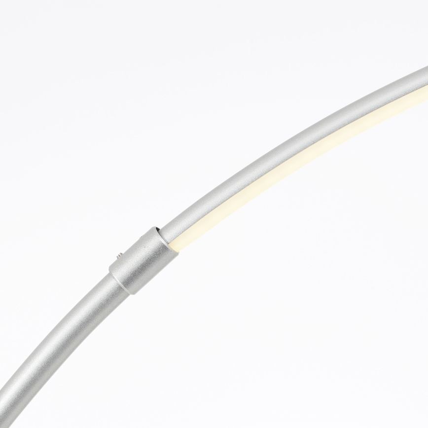 Brilliant - Lampada da terra touch dimmerabile a LED BOW LED/14W/230V 3000/4000/6500K cromo opaco