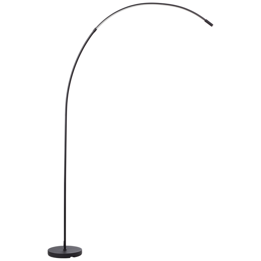 Brilliant - Lampada da terra touch dimmerabile a LED BOW LED/14W/230V 3000/4000/6500K nero